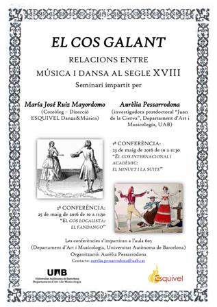 Cartell minuet i fandango